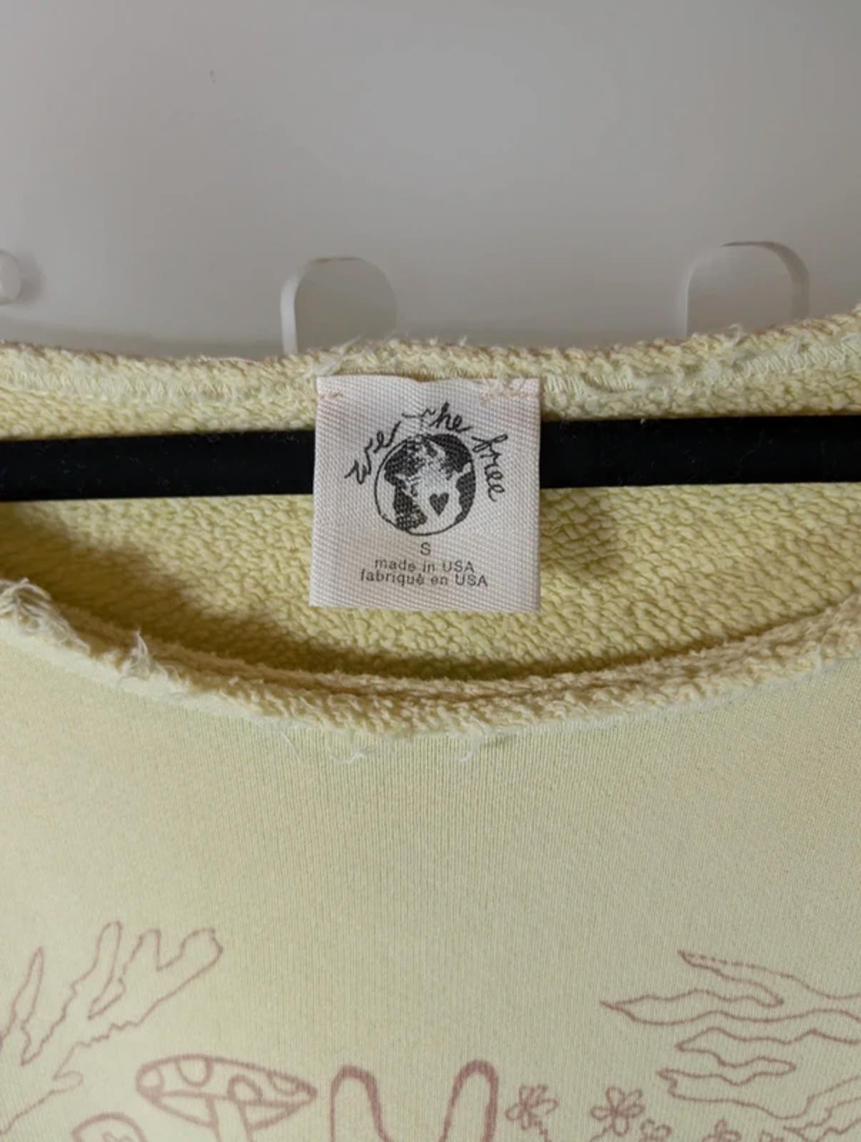 Free People We The Free Earth Needs Saving Sweatshirt Small USA