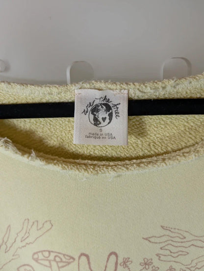 Free People We The Free Earth Needs Saving Sweatshirt Small USA