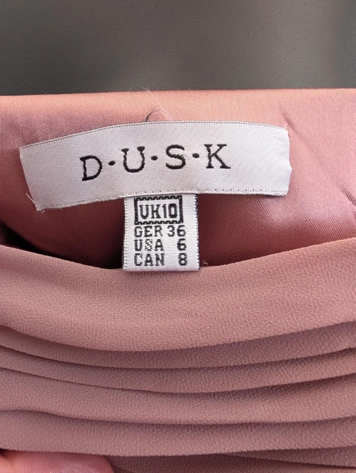 D.U.S.K Structured Fairycore Dress Blush Pink UK10