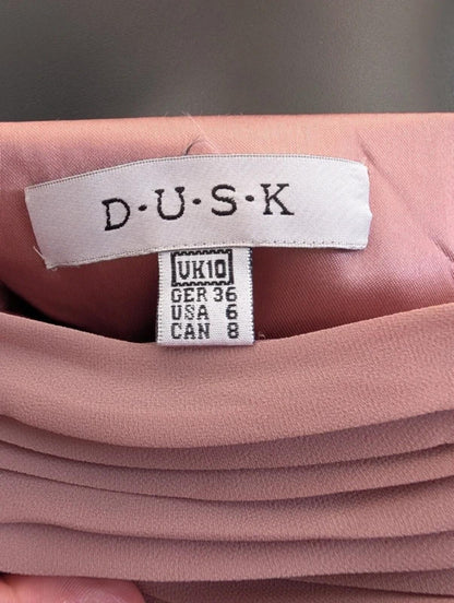D.U.S.K Structured Fairycore Dress Blush Pink UK10