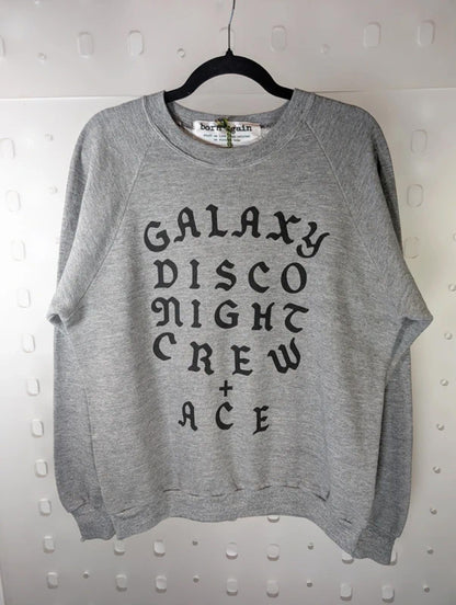 Born Again Prints Vintage Sweatshirt L Hand Printed Graphic Y2K Streetwear