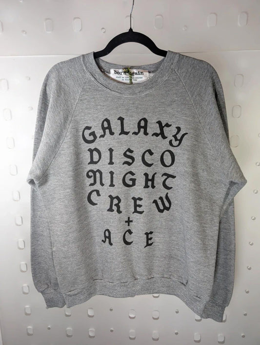 Born Again Prints Vintage Sweatshirt L Hand Printed Graphic Y2K Streetwear