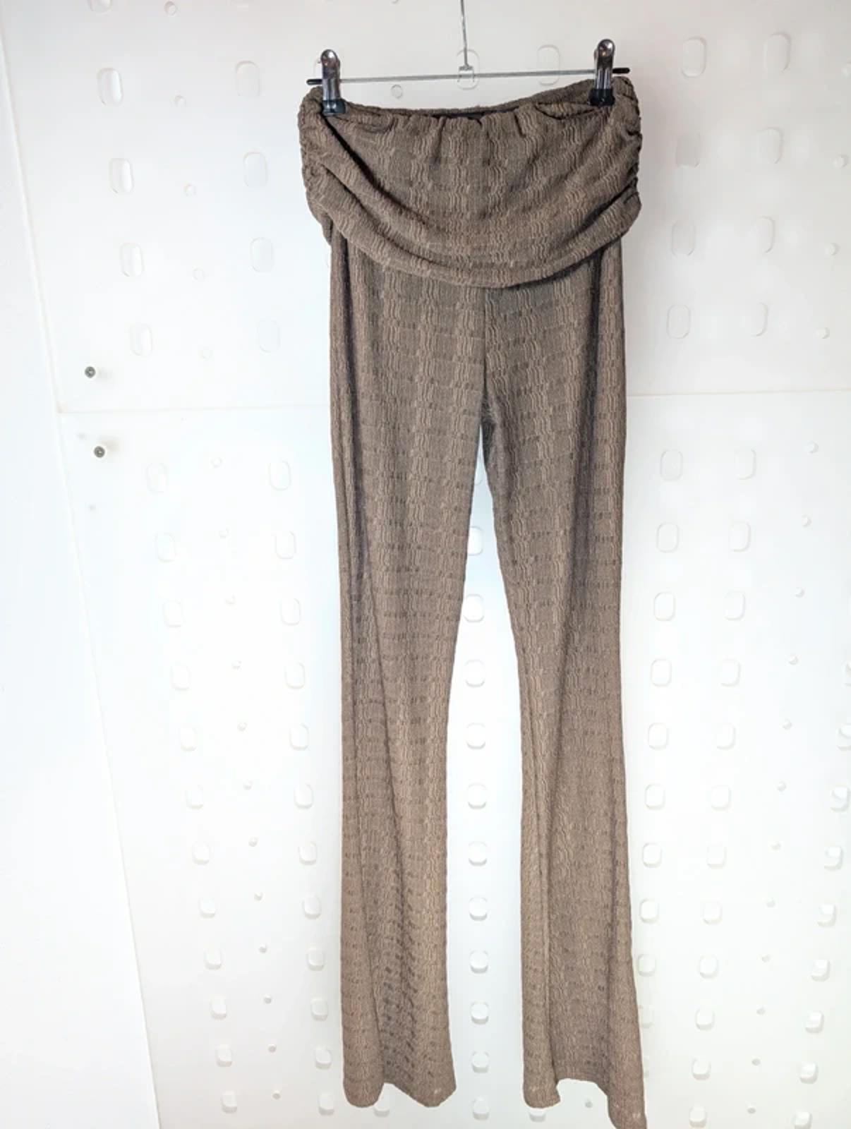 BNWT Ego Flared Trousers - Chocolate Brown - UK 6