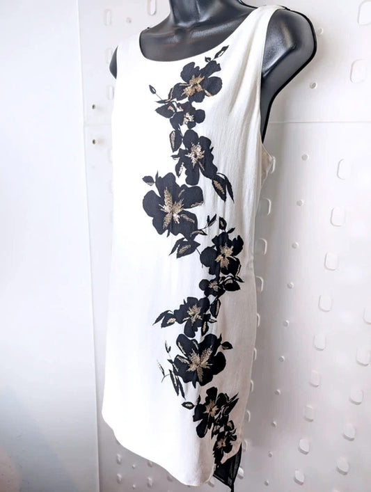 Mint Velvet UK14 Embroidered Tabard Top