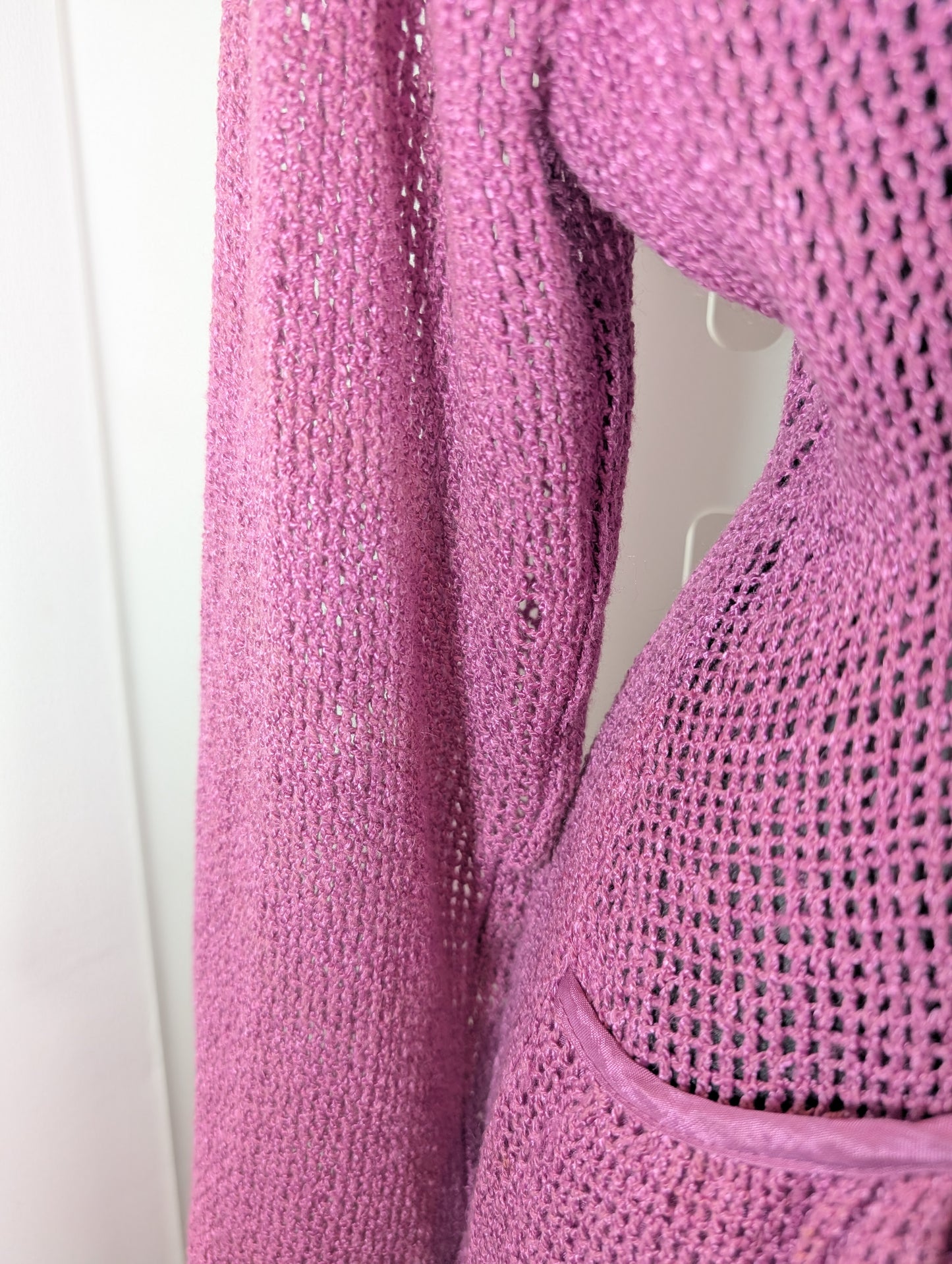 Masai tie-waist waterfall cardigan