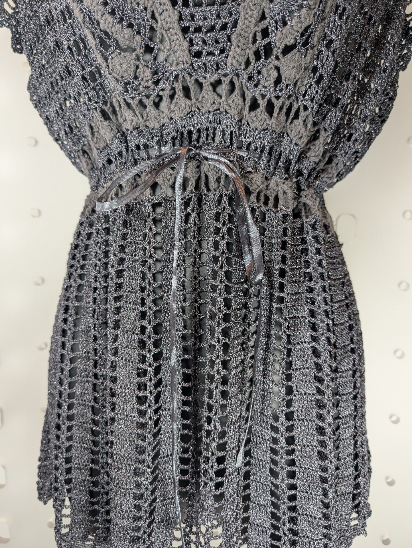 Marks & Spencer Crochet Tie-Waist Top – Estimated UK 12