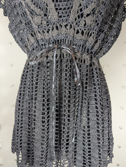 Marks & Spencer Crochet Tie-Waist Top – Estimated UK 12