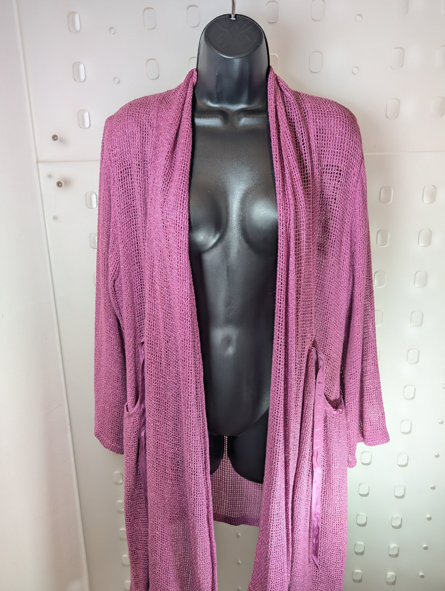 Masai tie-waist waterfall cardigan