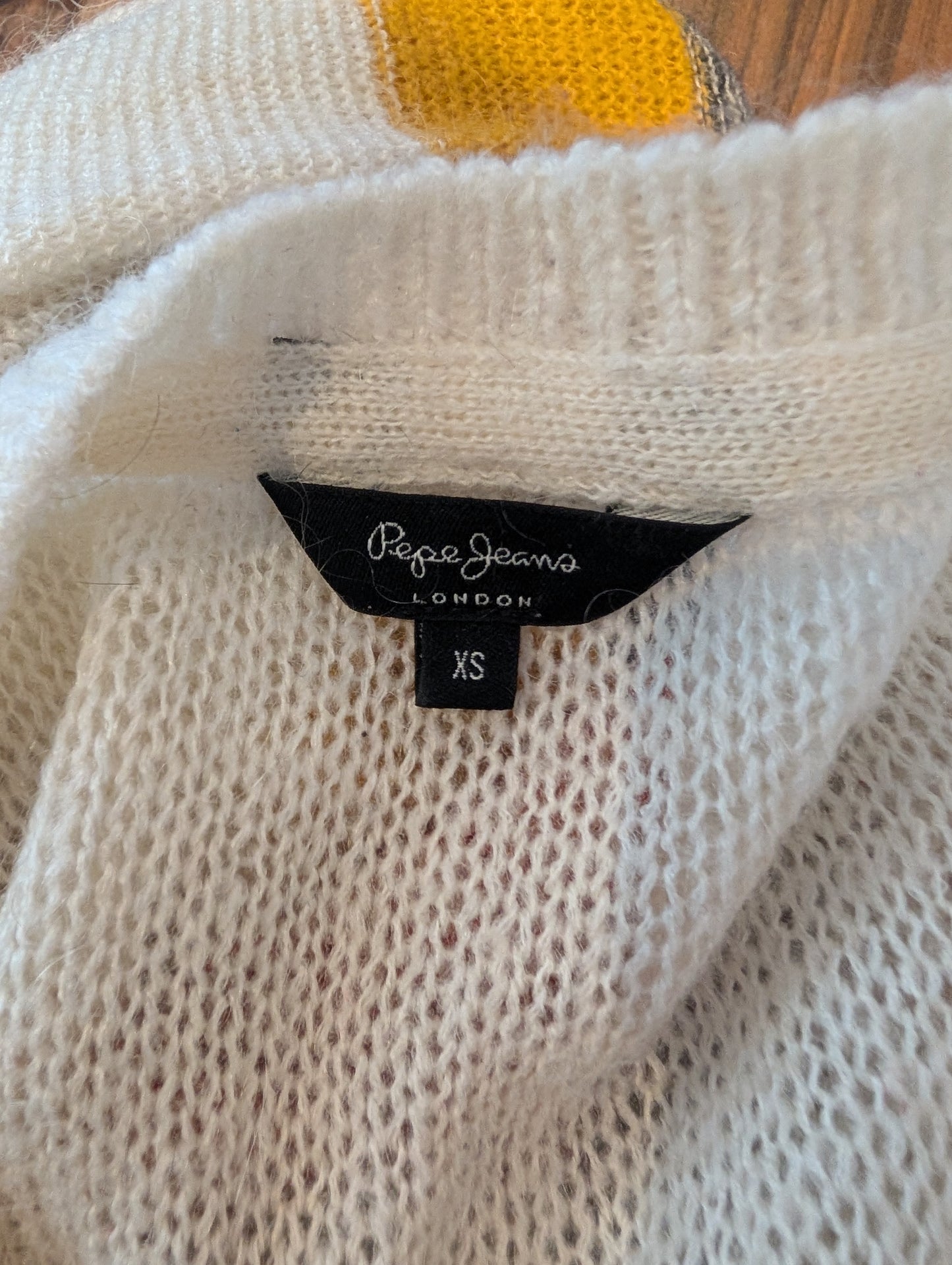 Pepe Jeans oversized lightweight knit jumper XS UK8/10